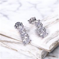 Orecchini Stocco Gioielli Donna in Argento Zircone ORA 409 - ORA 409